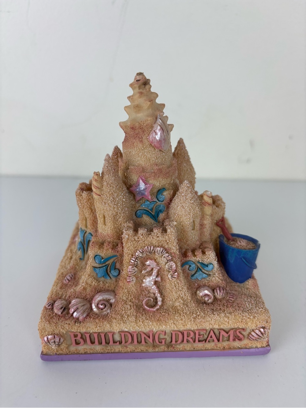 Jim Shore-Building Dreams-Sandcastle-Beach/Sand/Shells/Bucket